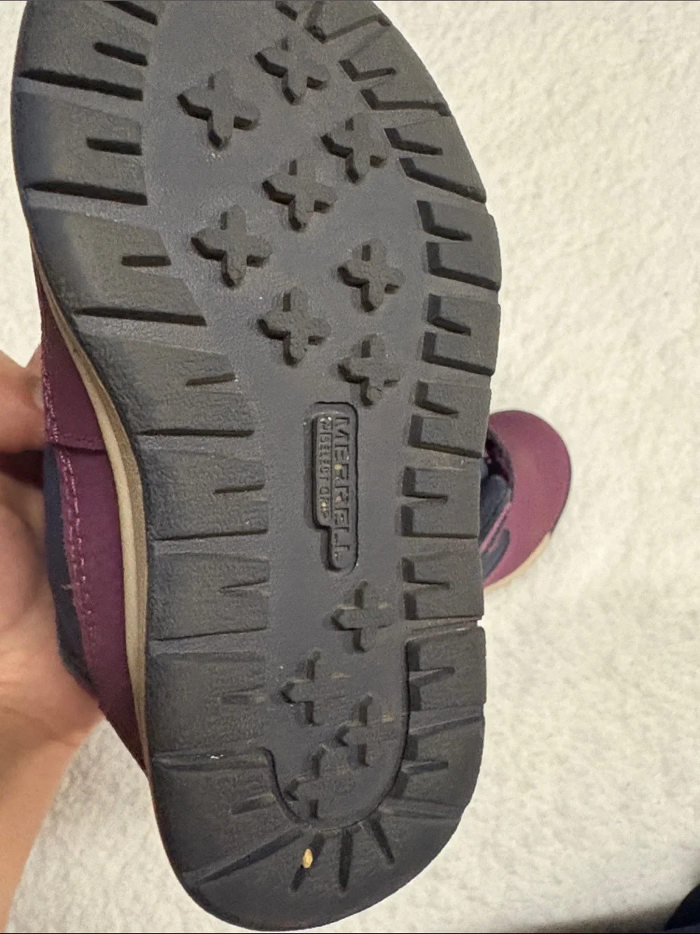 Merrell size 6 toddler Navy and Berry Winter Boots